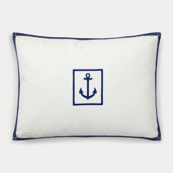 Lauren Ralph Lauren Evan Anchor Decorative Throw Pillow